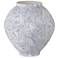 Currey & Company 10.5" Blue Zag Medium Vase