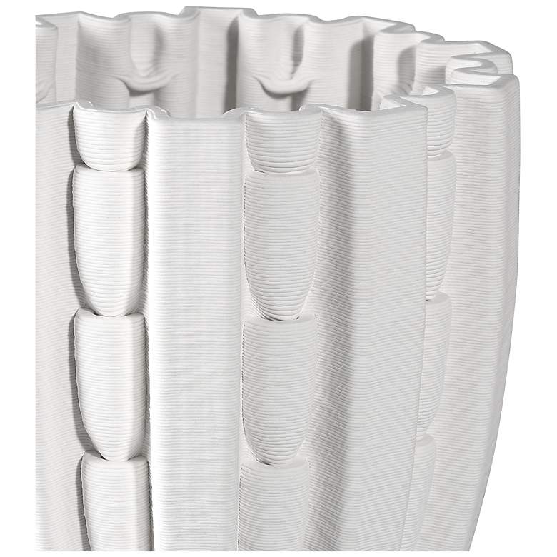 Image 2 Currey & Company 10.5" Fluted Medium Vase more views