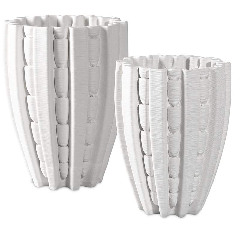 Image 4 Currey & Company 10" Fluted Small Vase more views