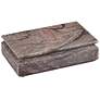 1_Currey & Company 10" Leslie Breccia Marble Box