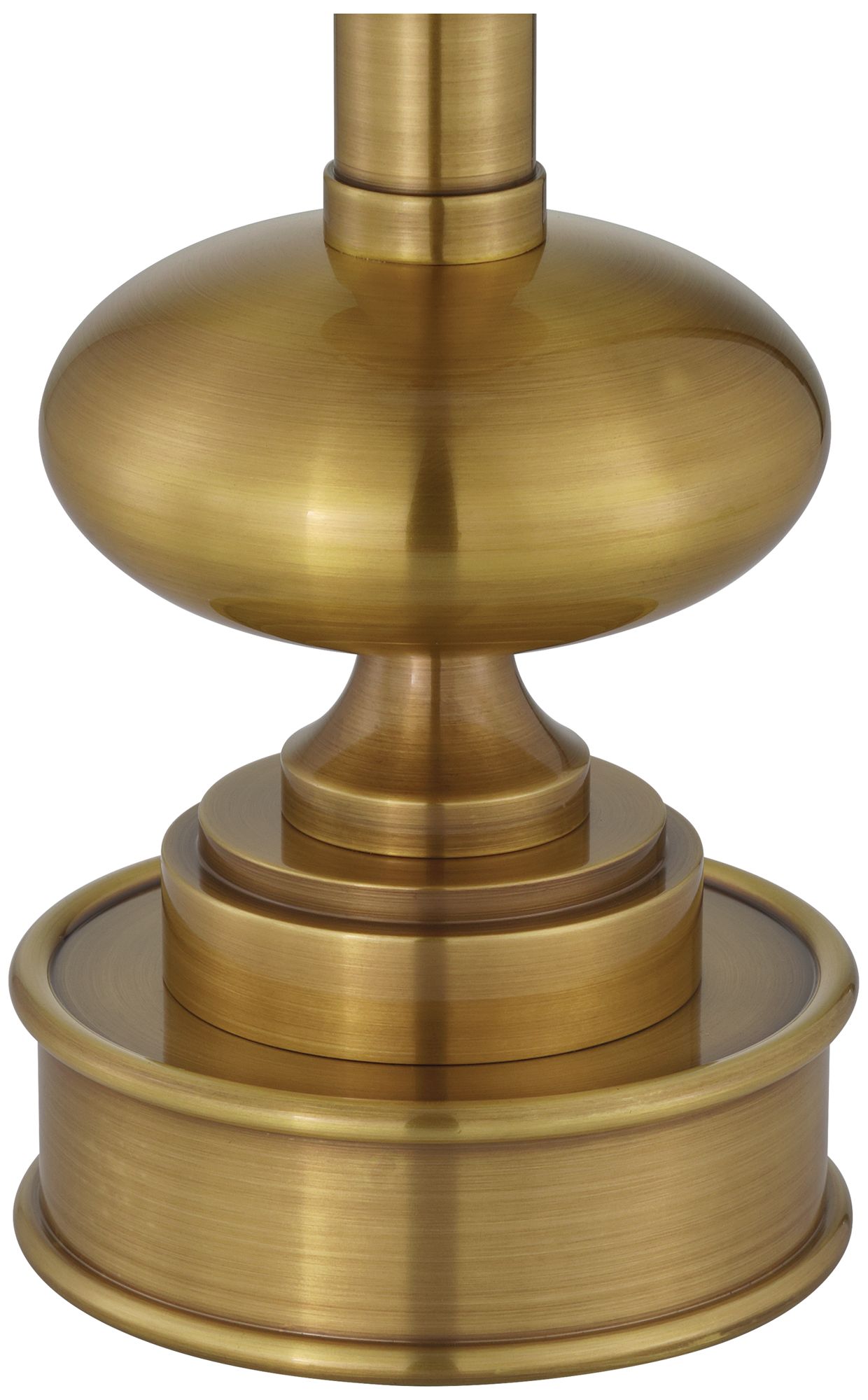 Image 2 Currey & Company 12.0" Galavant Brass Cordless Rechargeable Table  more views