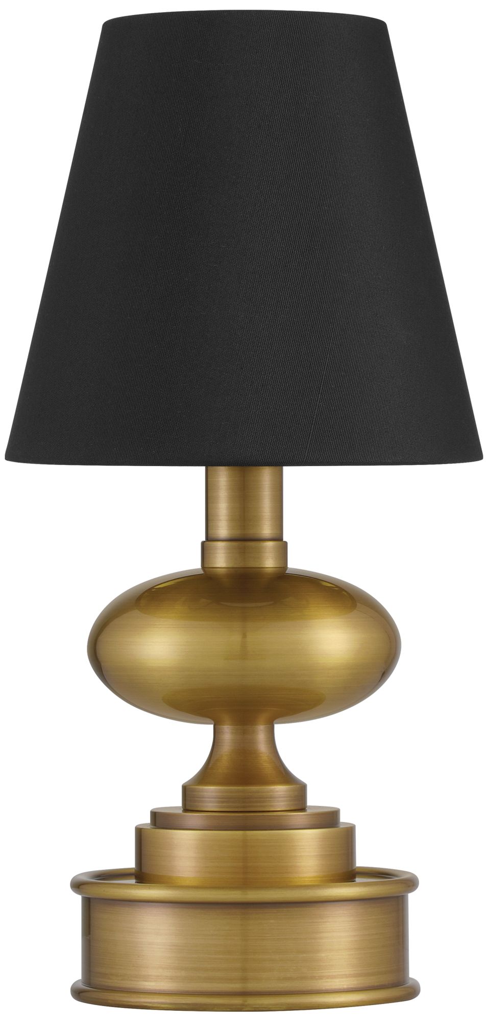 Image 3 Currey & Company 12.0" Galavant Brass Cordless Rechargeable Table  more views