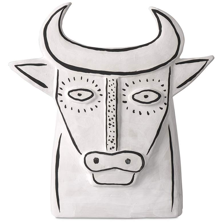 Image 1 Currey & Company 12.5" Thomas the Bull