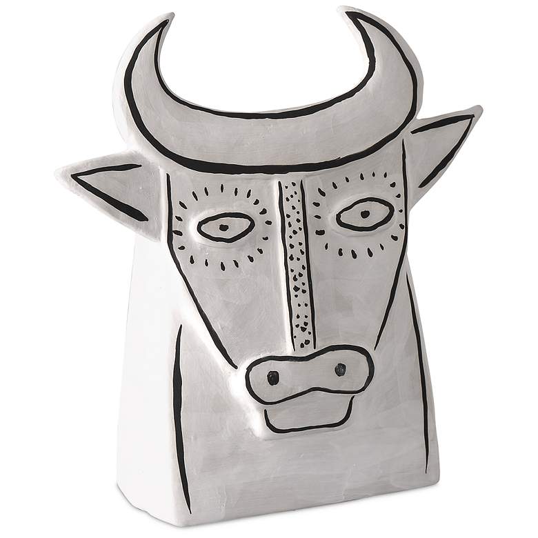 Image 2 Currey & Company 12.5" Thomas the Bull more views