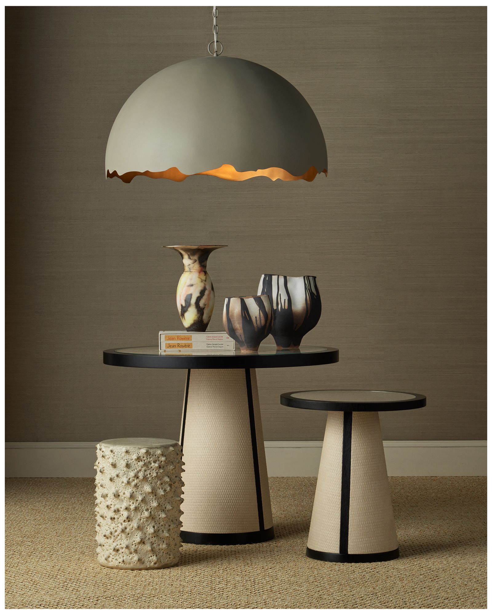 Image 7 Currey & Company 12" Inoue Vase more views