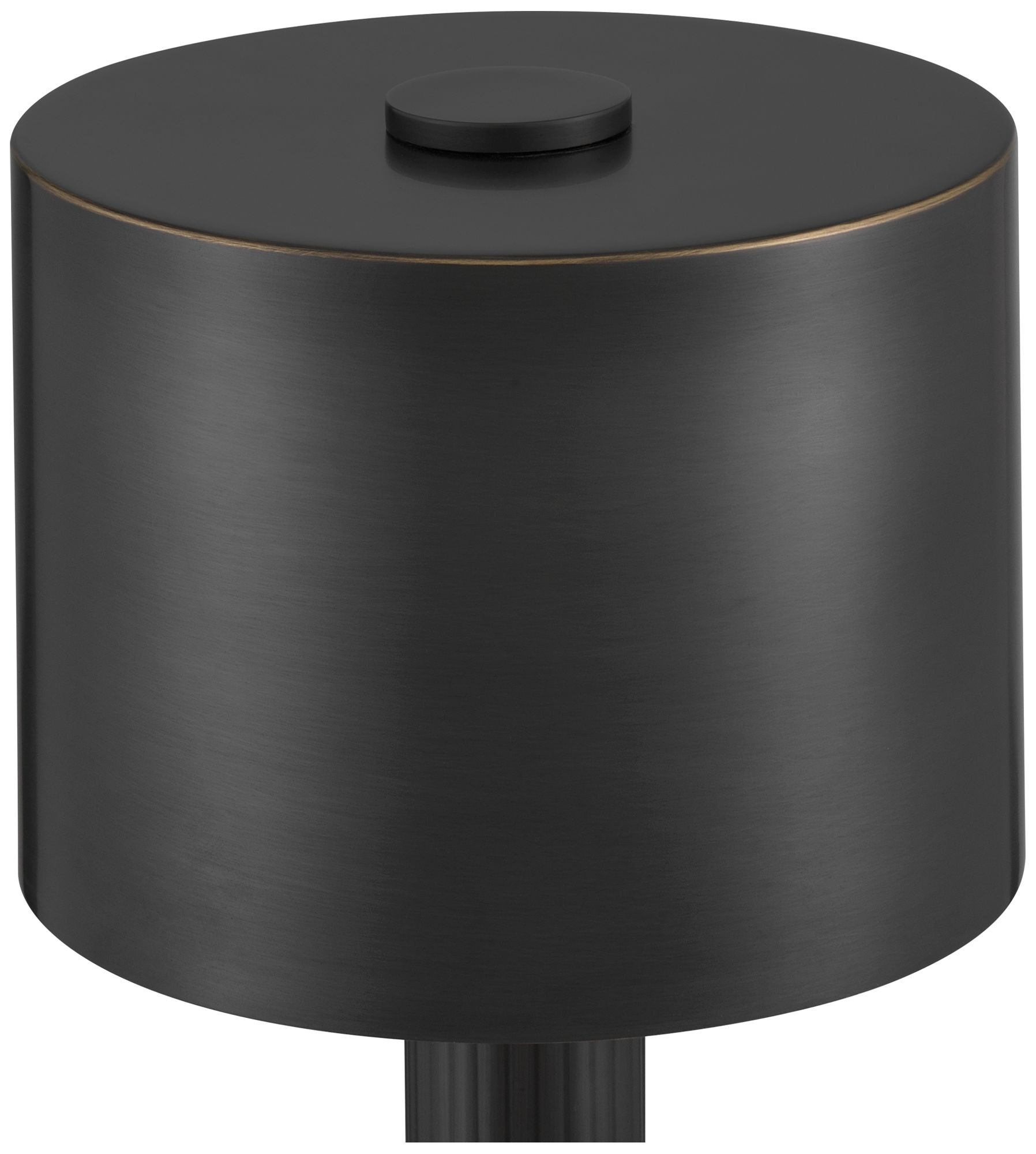 Image 2 Currey & Company 13.0" Traverse Bronze Cordless Rechargeable Table more views