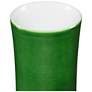 Thumbnail3 of Currey & Company 13.5" Porcelain Imperial Green Long Neck Vase more views