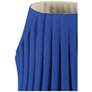 2_Currey & Company 13.75" Blue Pleat Vase more views