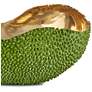 3_Currey & Company 13" Jackfruit Oval Green Bowl more views