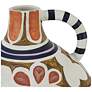 Thumbnail2 of Currey & Company 14" Terracotta Hamsa Demijohn Vase more views