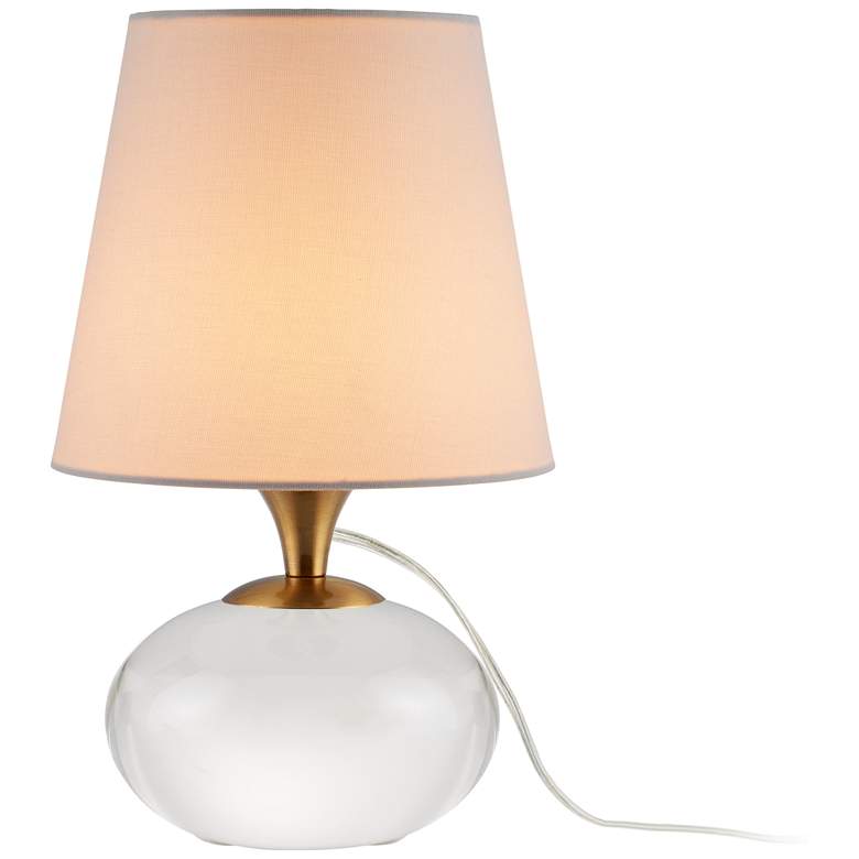 Image 1 Currey & Company 15.0" Diantha Optic Crystal Table Lamp