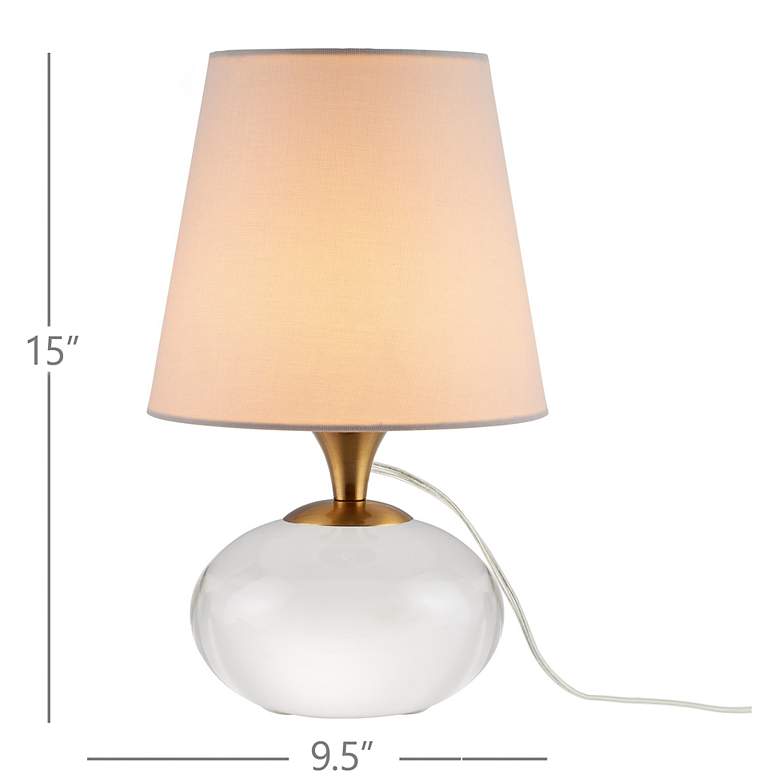 Image 7 Currey & Company 15.0" Diantha Optic Crystal Table Lamp more views
