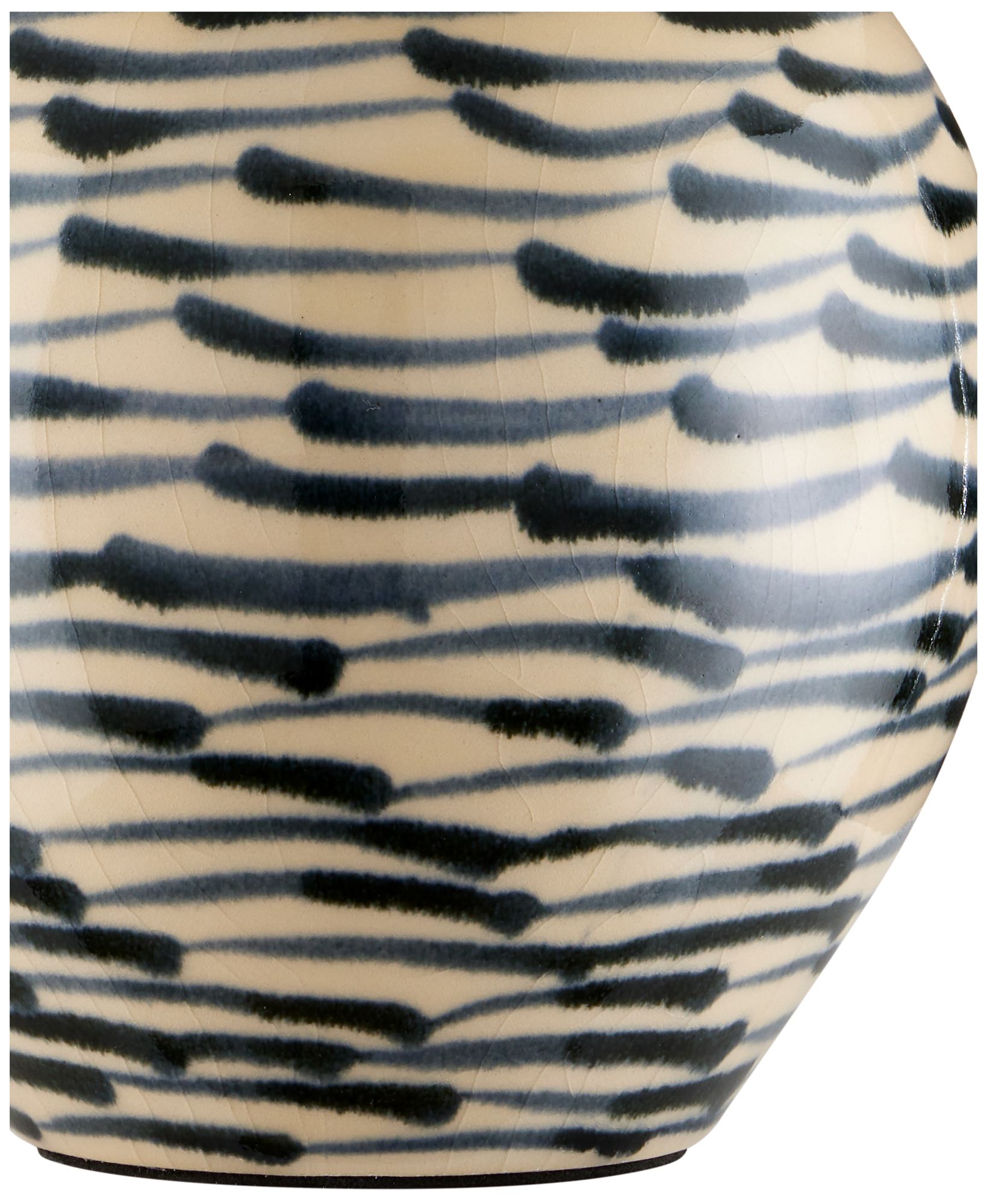 Image 2 Currey & Company 15.5" Minnows Blue Ceramic Table Lamp more views