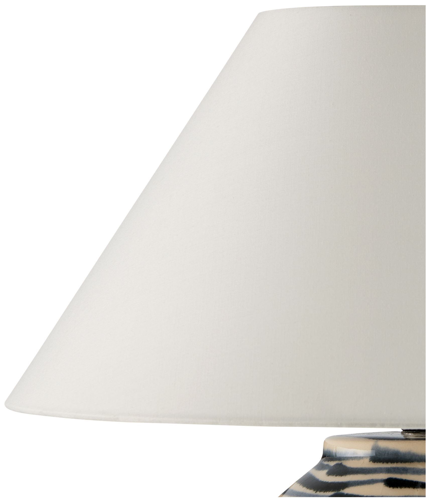 Image 3 Currey & Company 15.5" Minnows Blue Ceramic Table Lamp more views