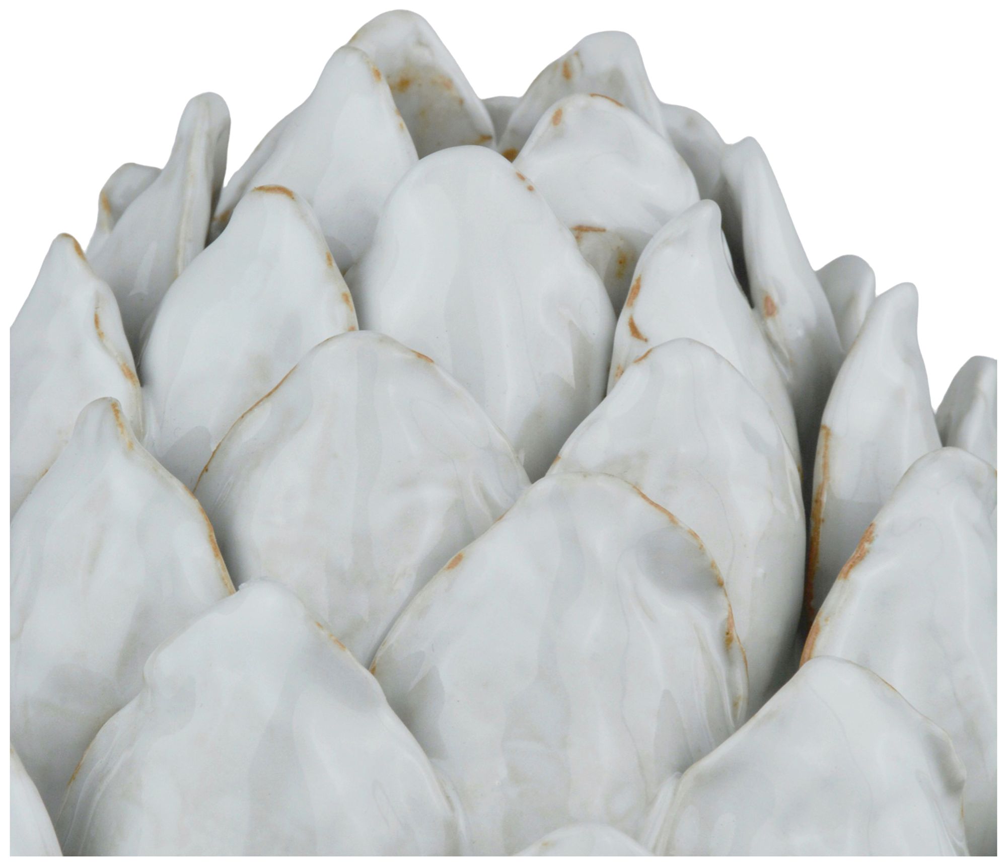 Image 4 Currey & Company 15.75" Ivory Ceramic Artichoke more views