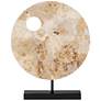 2_Currey & Company 15.75" Wes Marble Disc more views