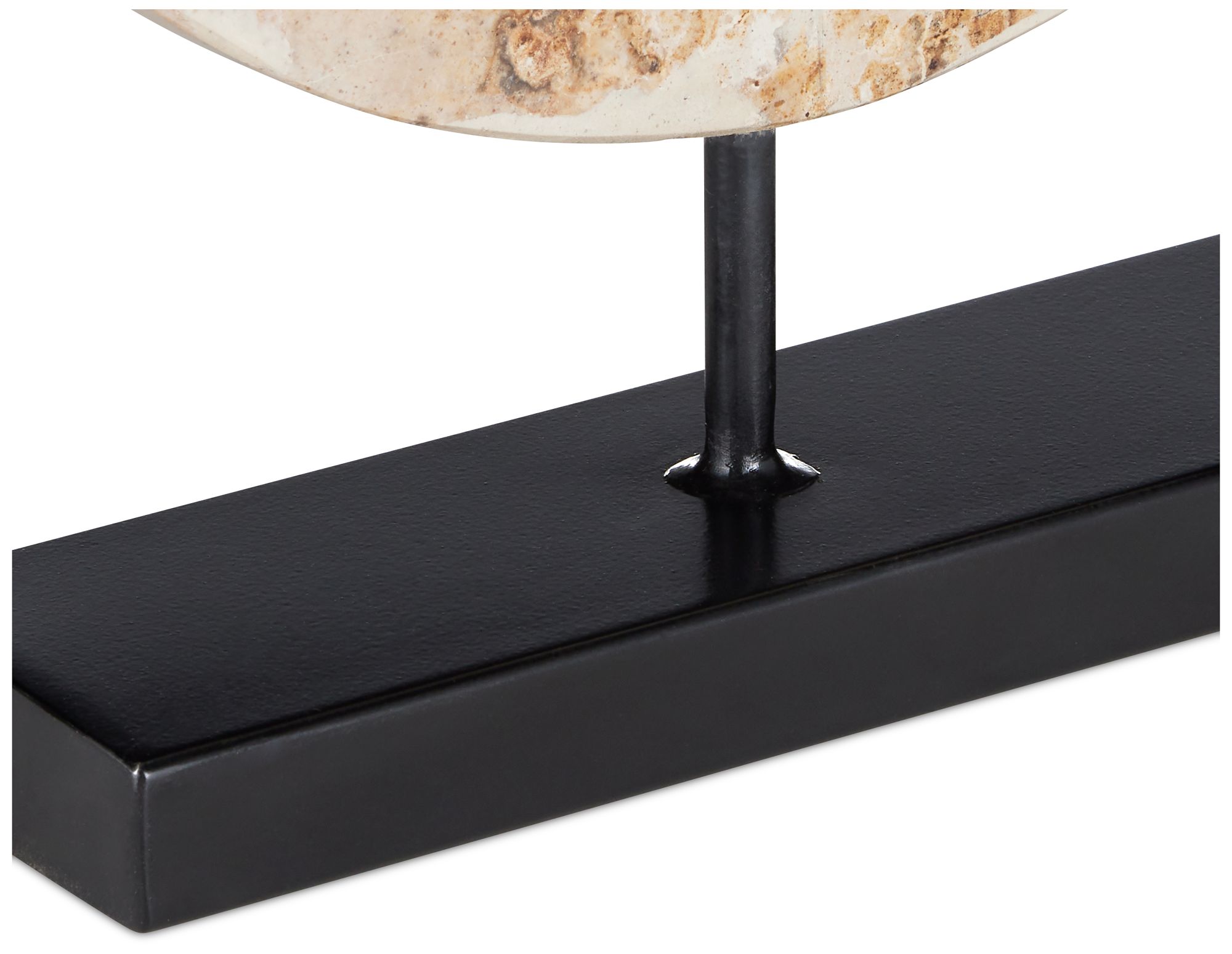 Image 3 Currey & Company 15.75" Wes Marble Disc more views