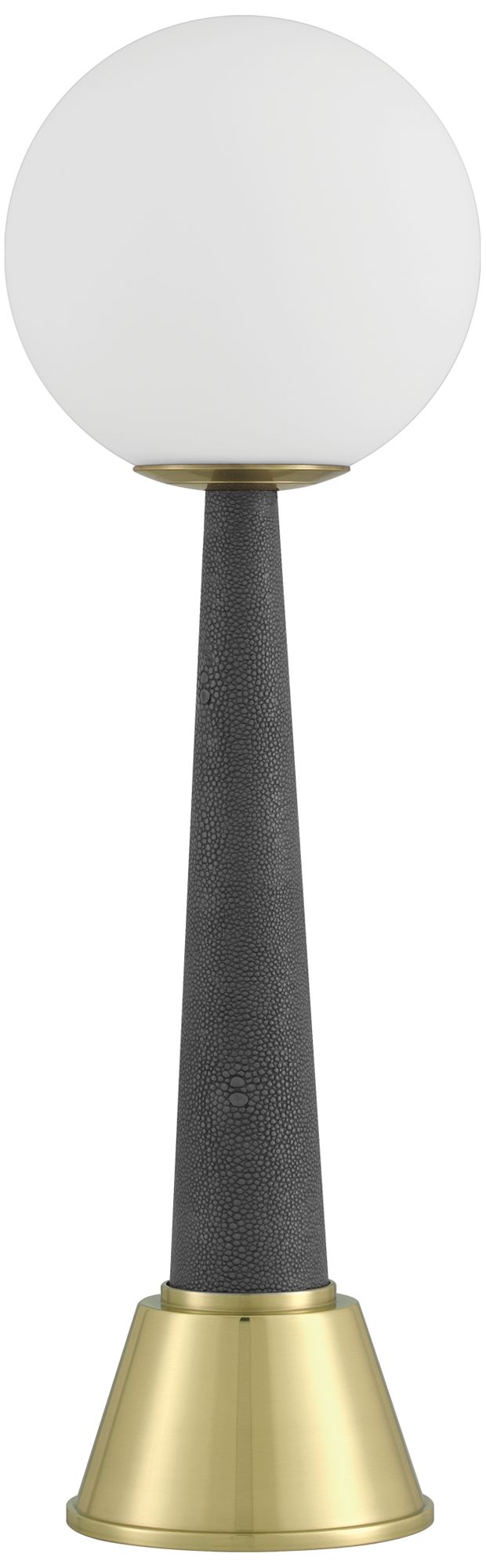 Image 3 Currey & Company 16.0" Sortie Brass Cordless Rechargeable Table La more views