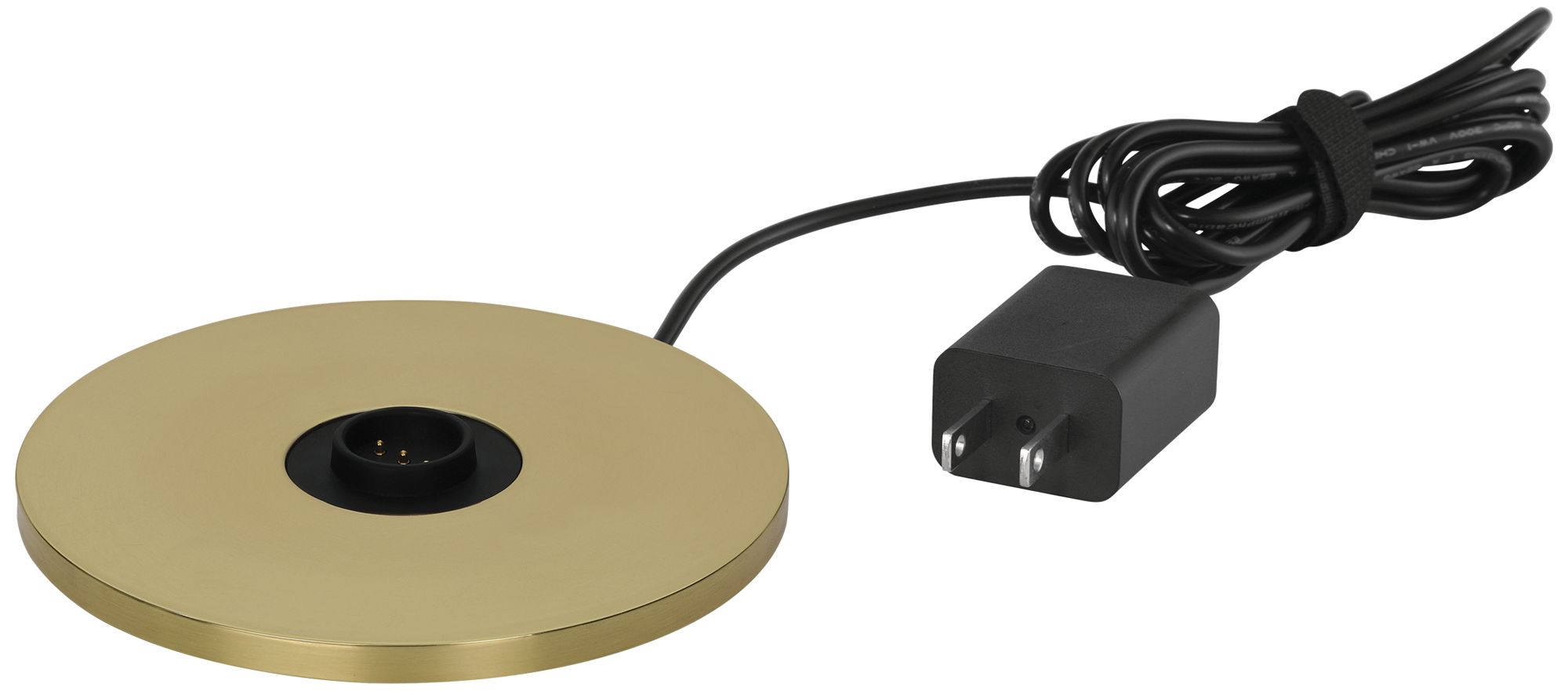 Image 6 Currey & Company 16.0" Sortie Brass Cordless Rechargeable Table La more views