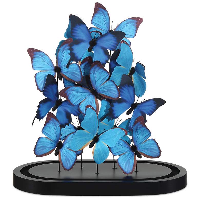 Image 5 Currey & Company 16.25" Rue de Bac Butterflies more views