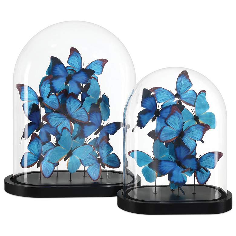 Image 6 Currey & Company 16.25" Rue de Bac Butterflies more views