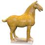 Currey &#38; Company 16.5" Tang Dynasty Medium Persimmon Horse