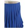 2_Currey & Company 16.75" Blue Pleat Vase more views