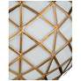 2_Currey & Company 16" Polyhedron 1-Light Glass Pendant more views