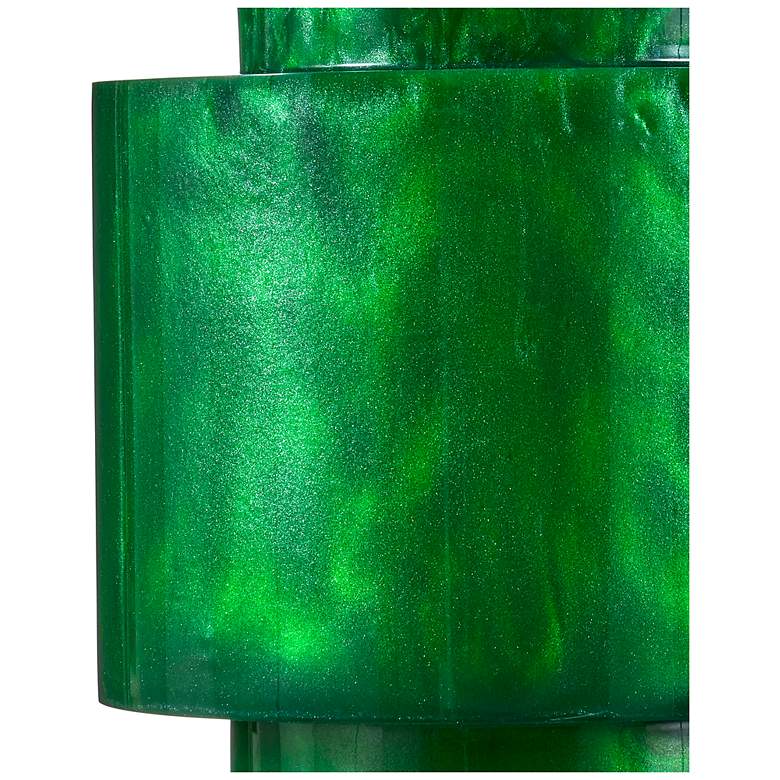 Image 2 Currey & Company 17.5" Beryl Green Composite Table Lamp more views