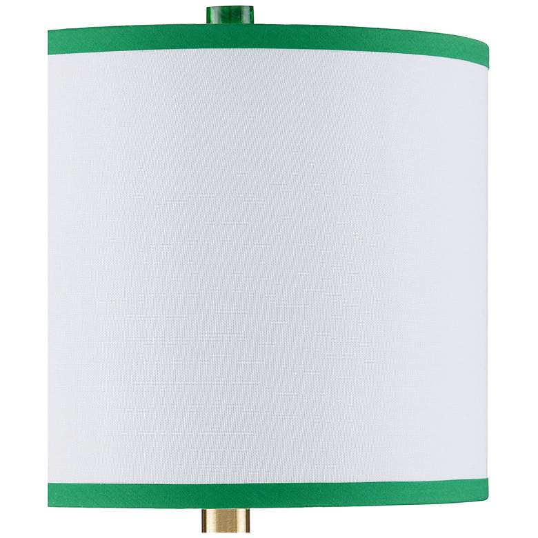Image 3 Currey & Company 17.5" Beryl Green Composite Table Lamp more views