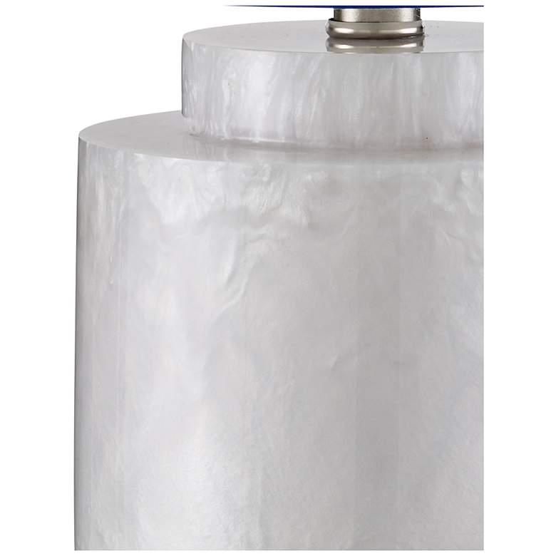 Image 2 Currey & Company 17.5" Beryl White Composite Table Lamp more views