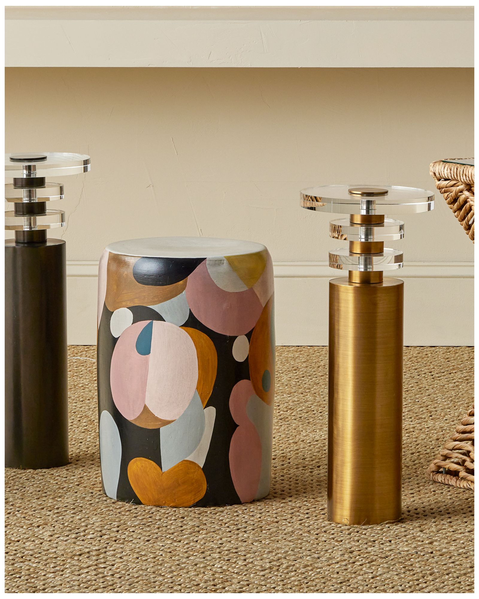 Currey & Company 17.5" So Nouveau Pink Accent Table