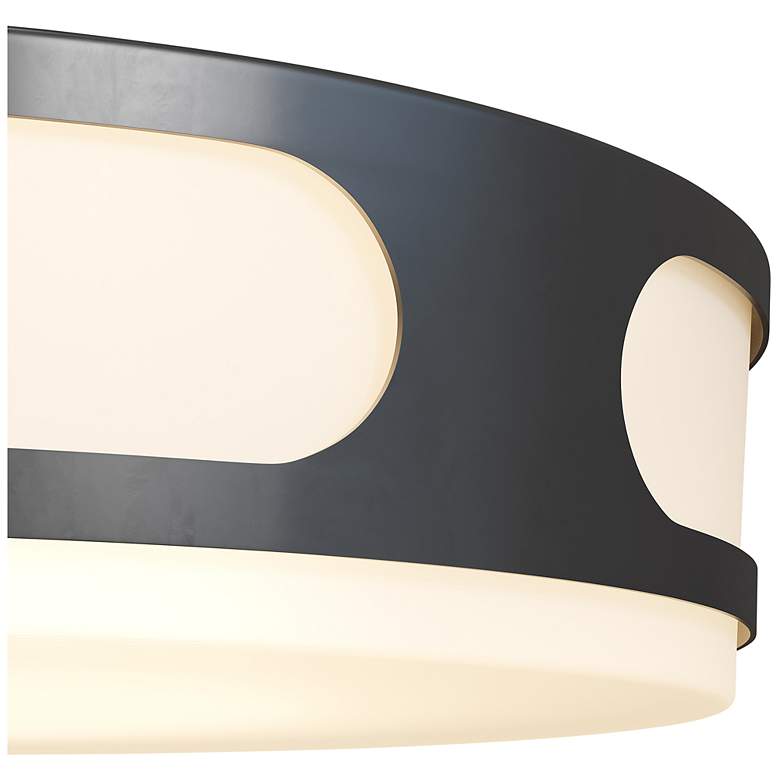 Image 3 Currey & Company 17.5" Swale Outdoor Flush Mount more views