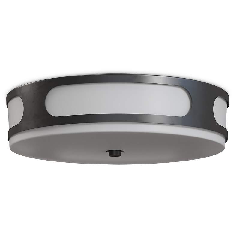 Image 5 Currey & Company 17.5" Swale Outdoor Flush Mount more views