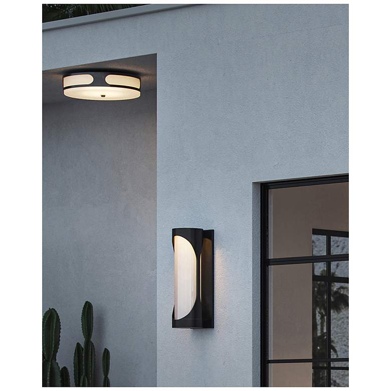 Image 7 Currey & Company 17.5" Swale Outdoor Flush Mount more views