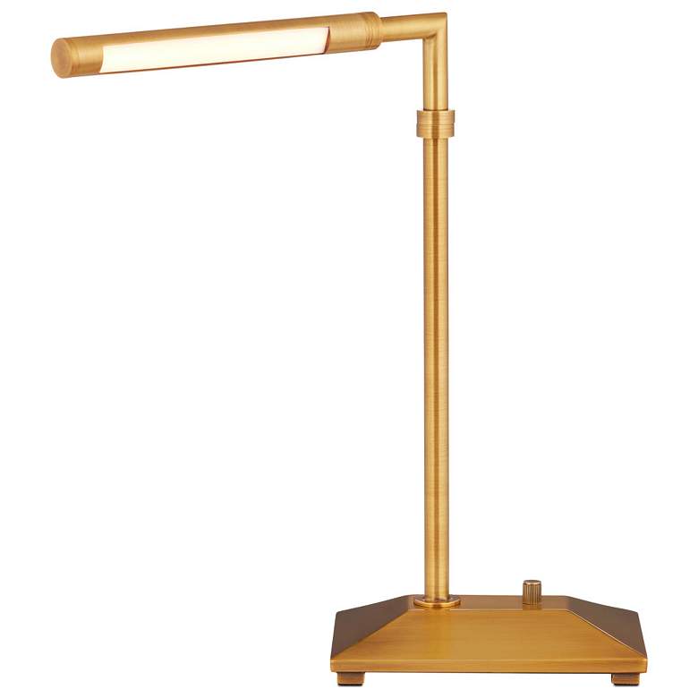 Image 6 Currey & Company 18.5" Autrand Brass Desk Lamp more views
