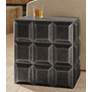 1_Currey & Company 18.5" Cast Aluminum Bower Side Table