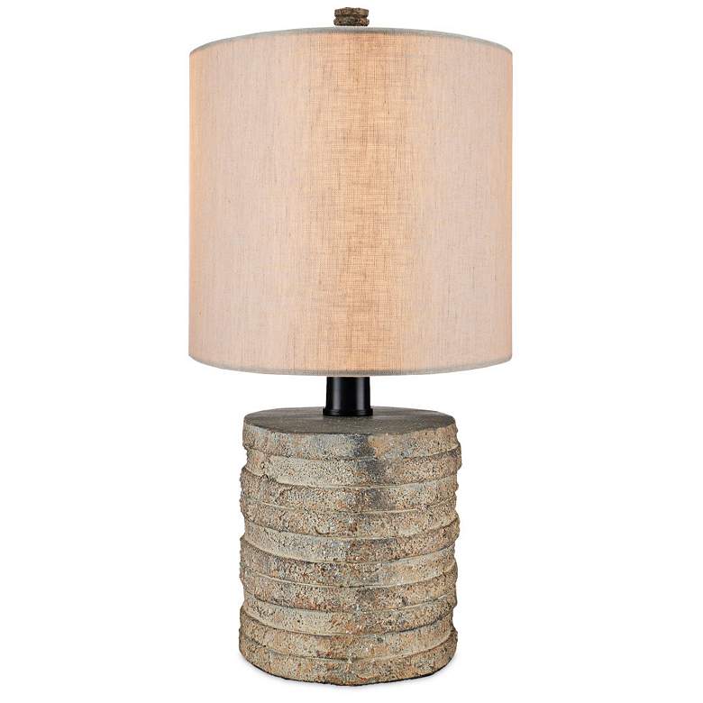 Image 5 Currey & Company 18.5" Innkeeper Rustic Oval Table Lamp more views