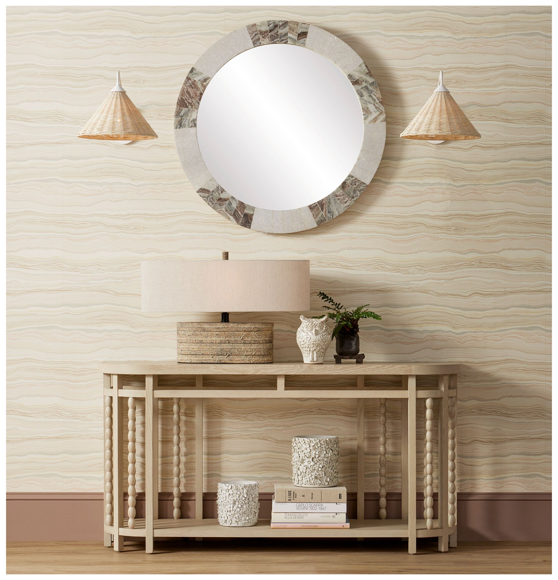 Currey &amp; Company 18.5" Innkeeper Rustic Oval Table Lamp