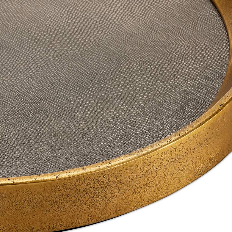 Image 3 Currey & Company 18" Tanay Round Tray more views