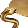 Currey and Company 18" Wide Serpent Accent Table