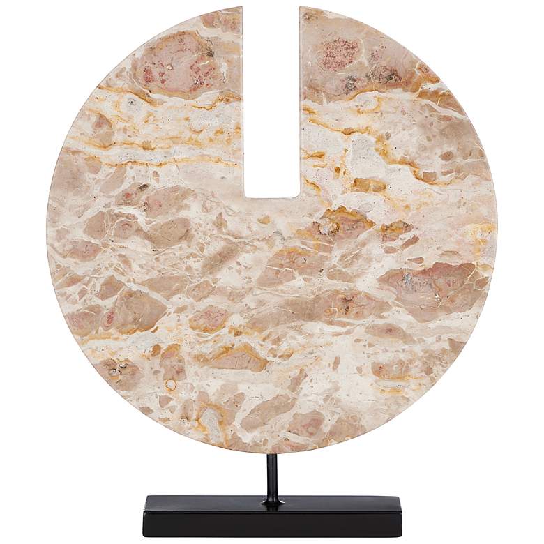 Image 2 Currey & Company 19.5" Anu Marble Disc more views