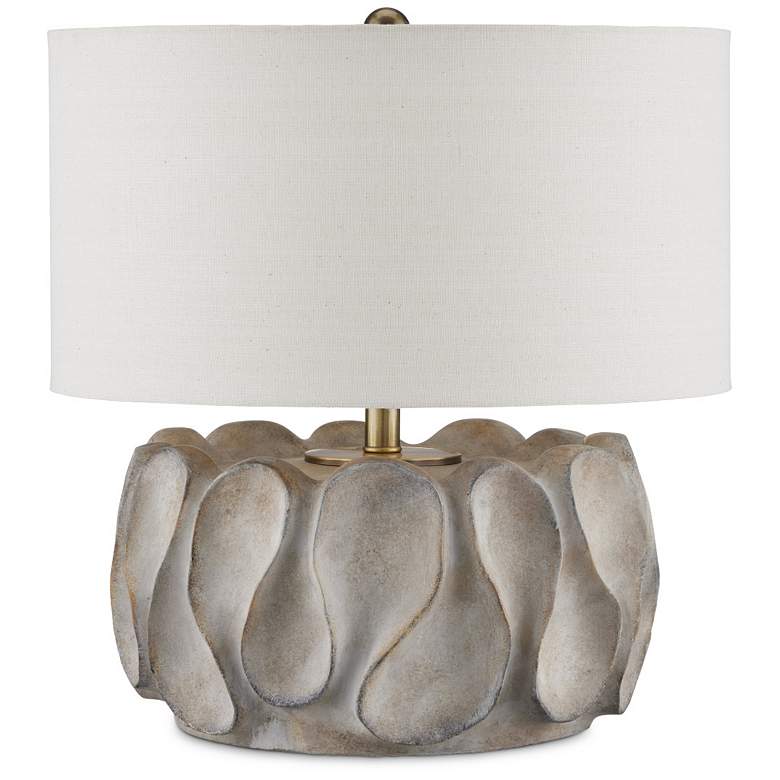 Image 5 Currey & Company 20.25" Weststrand Concrete Table Lamp more views