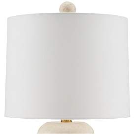 Image5 of Currey & Company 20.5" Girault White Table Lamp more views