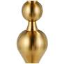 2_Currey & Company 20" Burshed Brass Maeve Accent Table more views