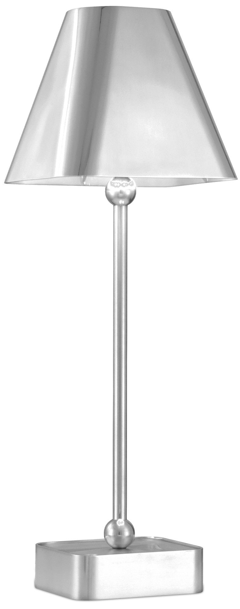 Image 4 Currey & Company 20" Gadabout Nickel Cordless Table Lamp more views