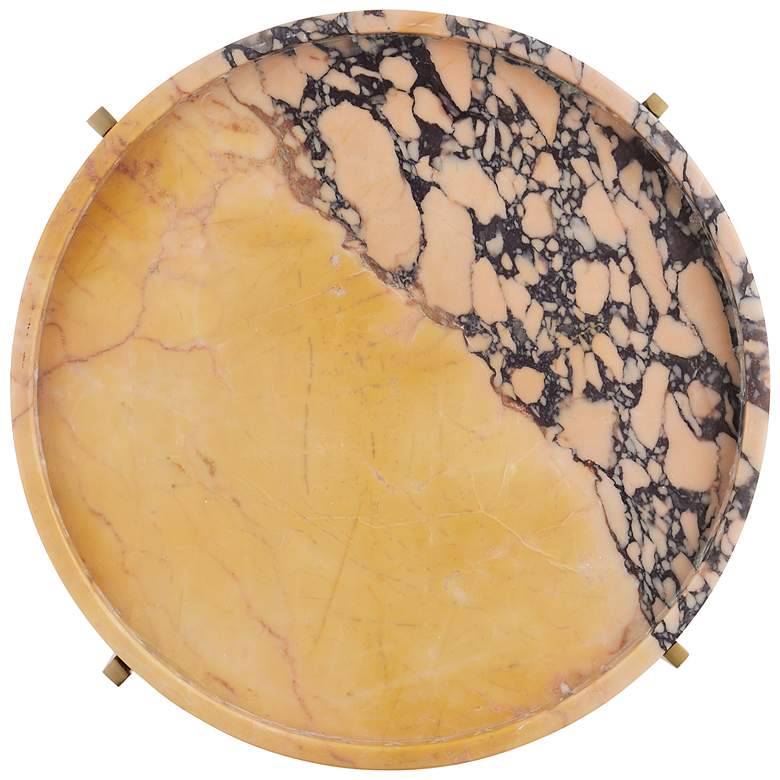 Image 4 Currey & Company 21.25" Purple Breccia Freya Purple Breccia Accent more views