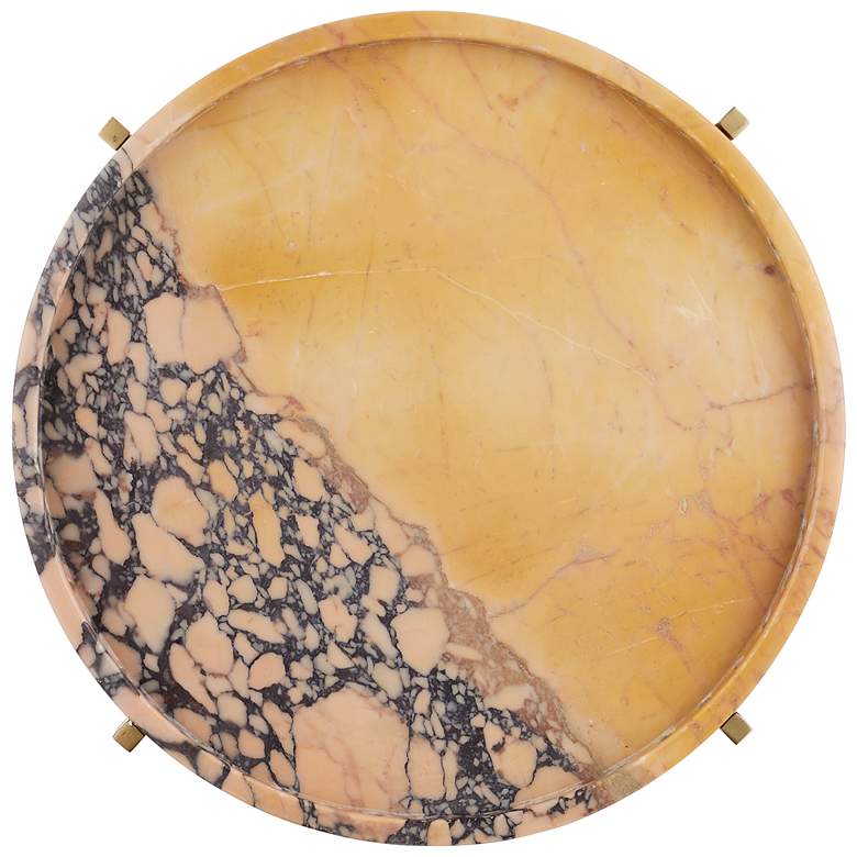 Image 5 Currey & Company 21.25" Purple Breccia Freya Purple Breccia Accent more views