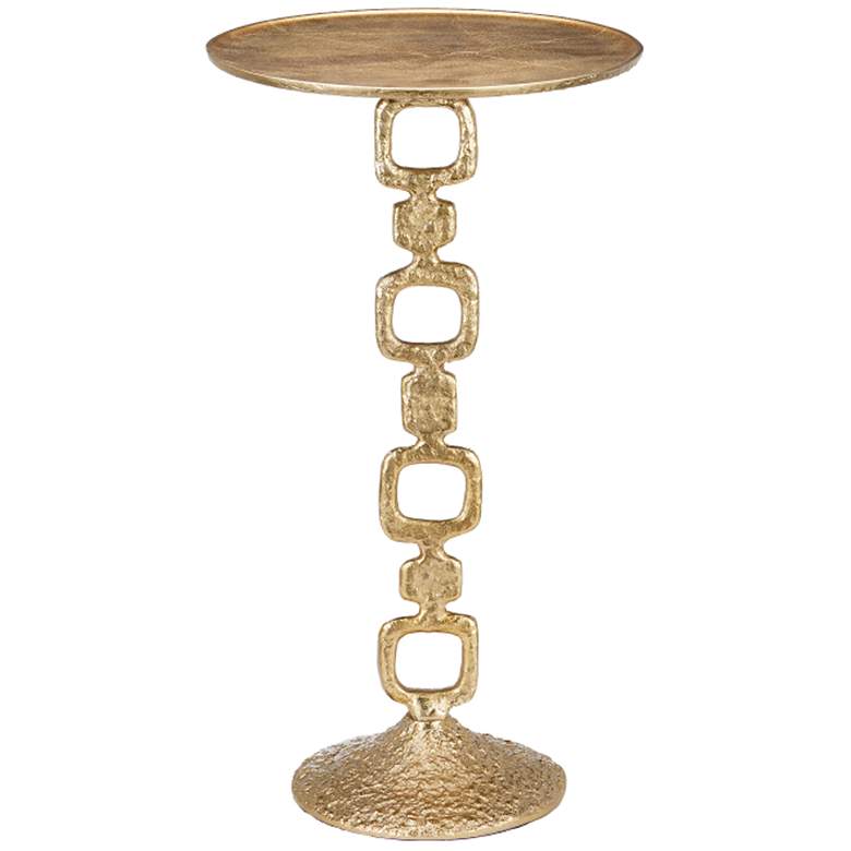 Image 1 Currey & Company 21.5" Cast Aluminum Jussi Drinks Table