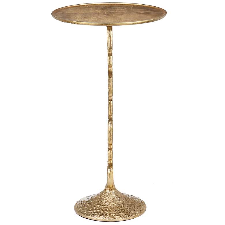 Image 5 Currey & Company 21.5" Cast Aluminum Jussi Drinks Table more views